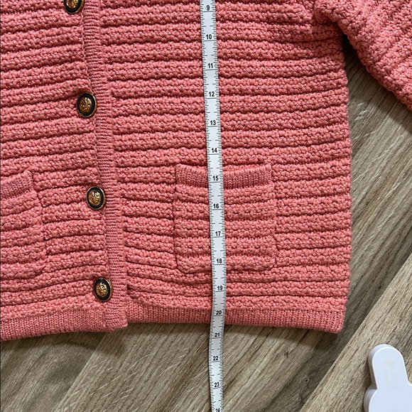 Storia Pink Textured Cardigan size small NWT - Picture 6 of 8